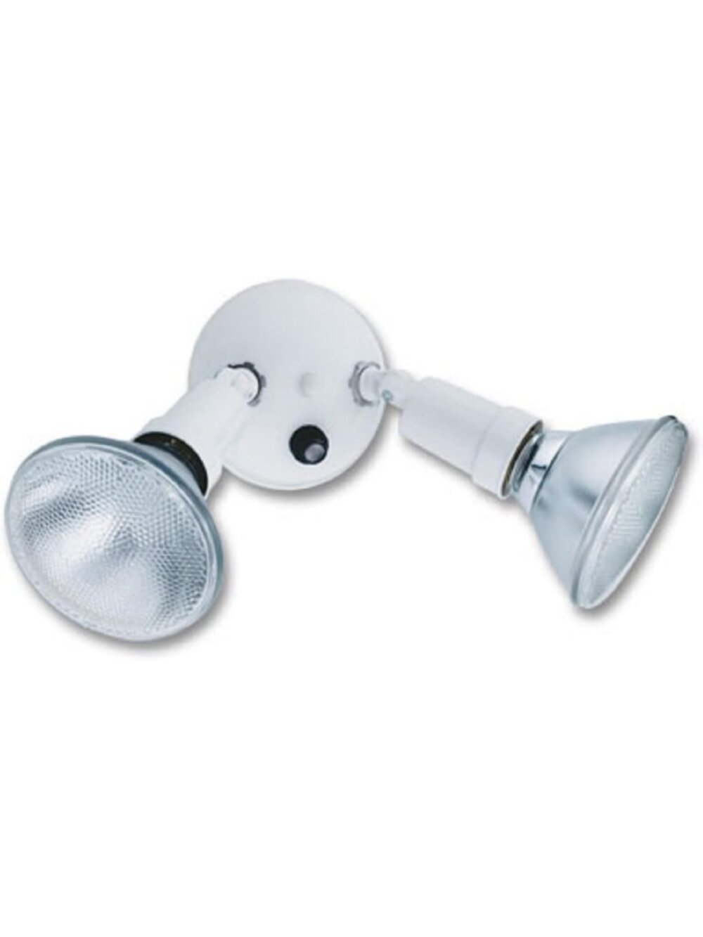 Dusk-to-Dawn Twin Outdoor Flood Light Holder - Weatherproof, Energy Efficient
